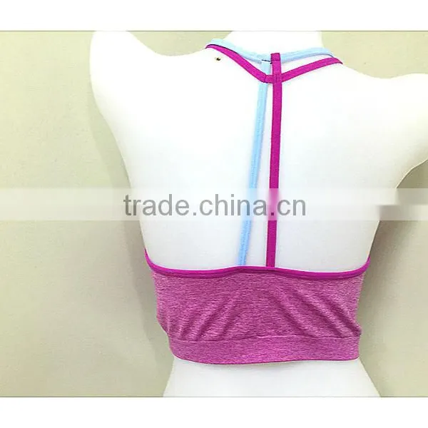 Fashion Women Sports Seamless Red Bra / Wholesale China Factory Price photo-4