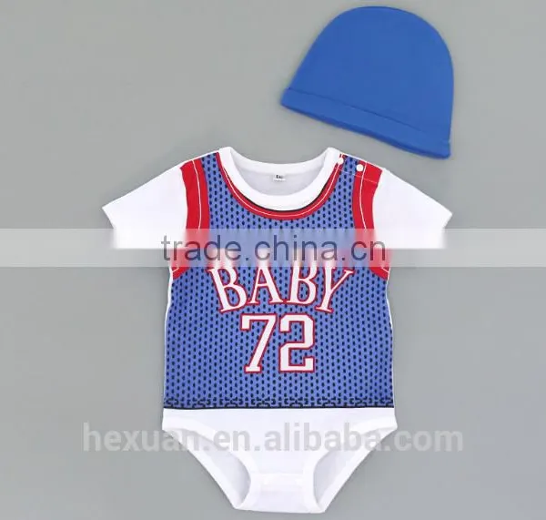 China Clothing Baby Short Sleeve Romper Set photo-4