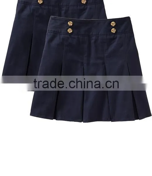 Design School Uniform Skirt Girls Long Uniform Skorts photo-2