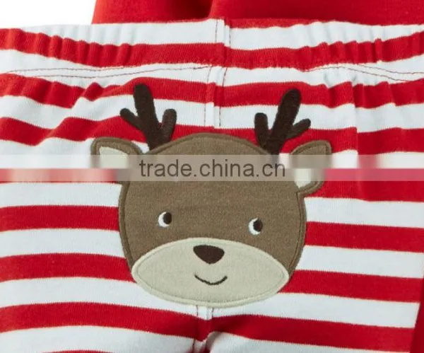Sunshineangel 2015 Red Stripe New Christmas Cotton Baby Girls Romper Suits photo-3