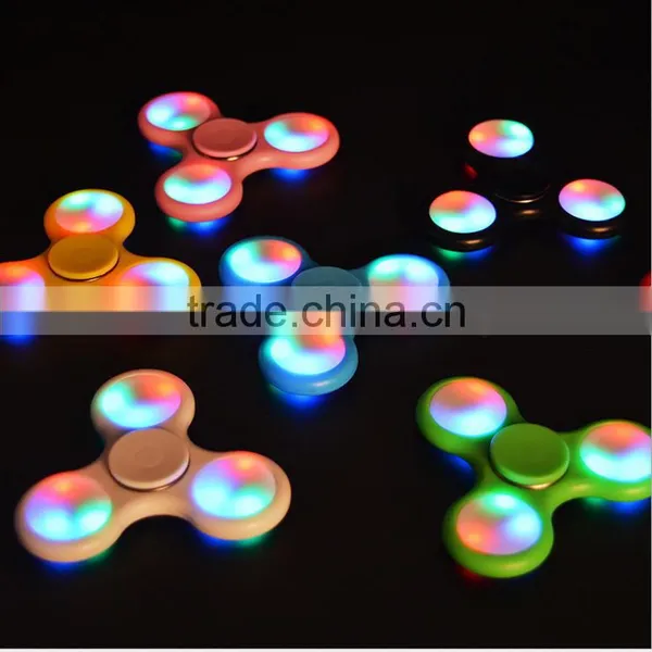 No.1 Sales!!! LED Light Flash New Design Aliminum Alloy Fidget Led Hand Spinner photo-2