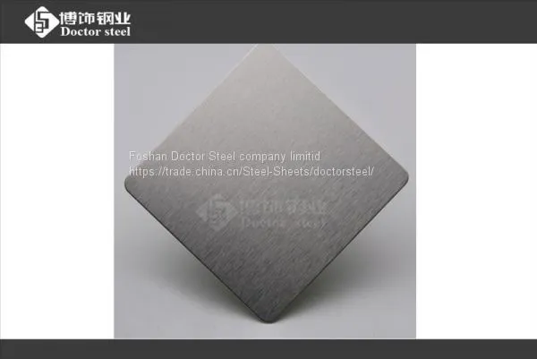 SUS 304 Nature Color Brush Stainless Steel Sheet