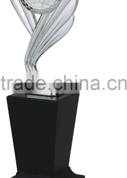 2016 High Quality Custom Wooden Base Metal Award Trophies photo-2