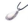 Customized Gemstone Necklace Jewelry Antique Style With Marcasite Thai Copper Pendant