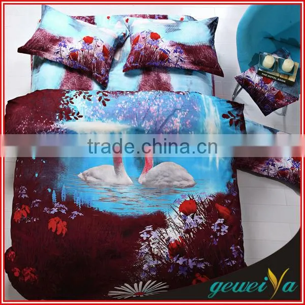 No MOQ Custom Digital Printing Twill Cotton Bedding Set photo-3