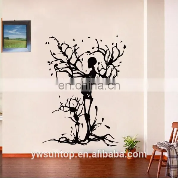 Halloween Theme Skeletons Tree Window/Wall Sticker Halloween Decoration Home Decoration photo-2