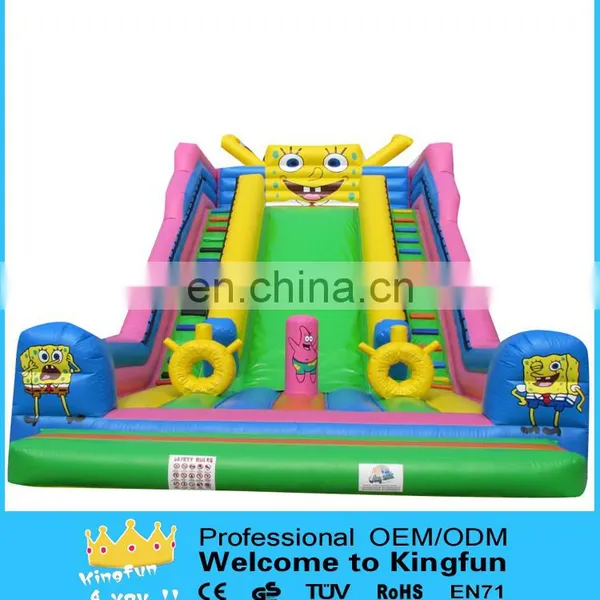 Popular Inflatable Sponge Carton Slide for Kids photo-5