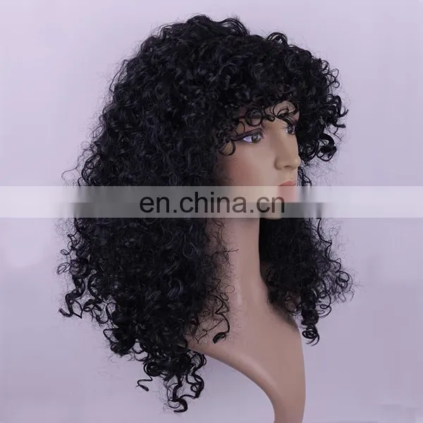 Black Party Wig, Party Afro Wig P-W191 photo-2