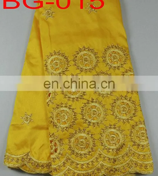 Latest Raw Silk Embroidery George Lace(BG-014) photo-2