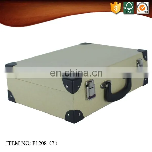 Kraft Cardboard Suitcase Box With Lock photo-5