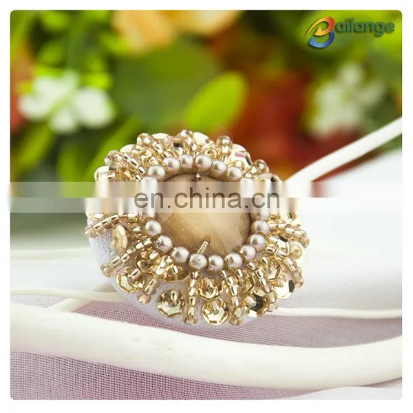 China Handmade Beaded Accessories Black Cute Buttons photo-3