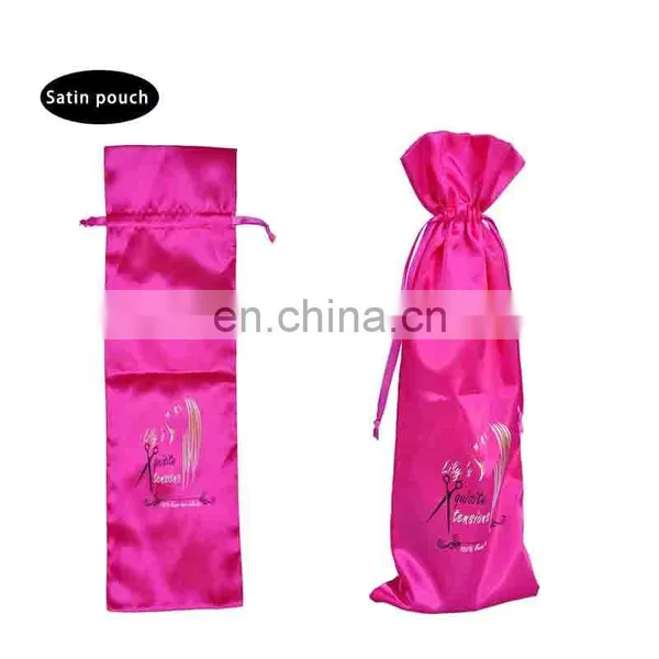 Wholesale Large Satin Silk Bags for Hair /hair Extension Packaging Bag photo-2