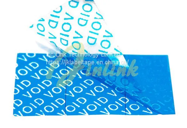 Full Transfer Tamper Proof Security VOID Label Material,Total Transfer VOID Label Material,Non Transfer Void Label Material