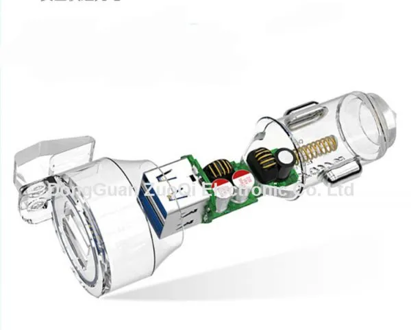 Адаптер для автомобиля USB QC2.0 - лучшие автомобильные зарядные устройства для iPhone с ножом для ремня и безопасным молотком