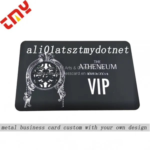 Cheap Nfc Metal Name Business Card Black,Golden Metal Visiting Business Cards