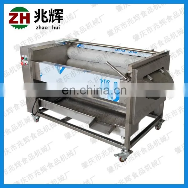 Industrial Multi-function Root Vegetable Date Passion Fruit Lemon Onion Washer Taro Peeler Babby Carrot Ginger Peeling Machine photo-7