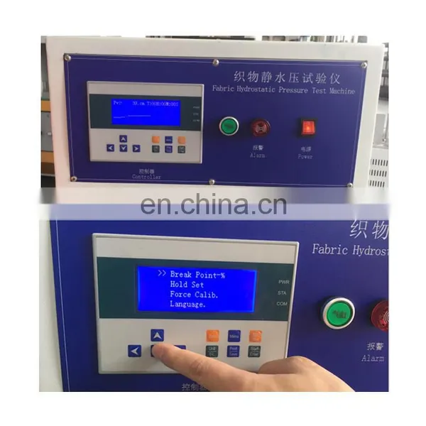 Economic and Reliable Fabric Hydrostatic Head Pressure Test Machine Digital Tester photo-3