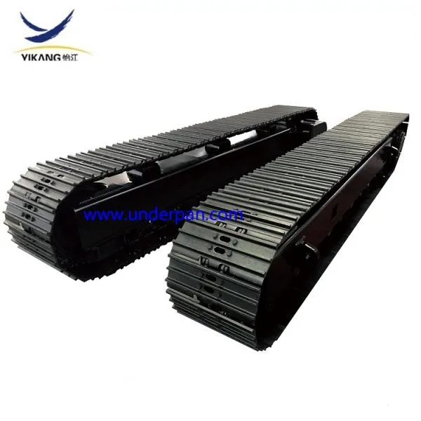 60 Tons Steel Track Undercarriage for Construction Machinery Parts Mobile Crusher