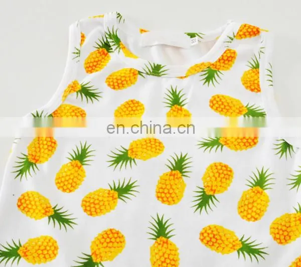 Fashion Summer Short Sleeve Infant Baby Romper Organic Cotton Baby Romper photo-3