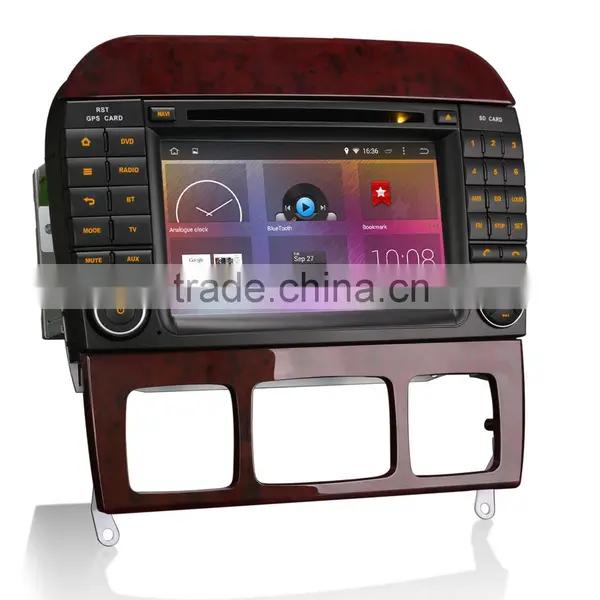 Erisin ES2509S 2 Din 7 Inch Touch Screen Car DVD Player GPS for W220 photo-2