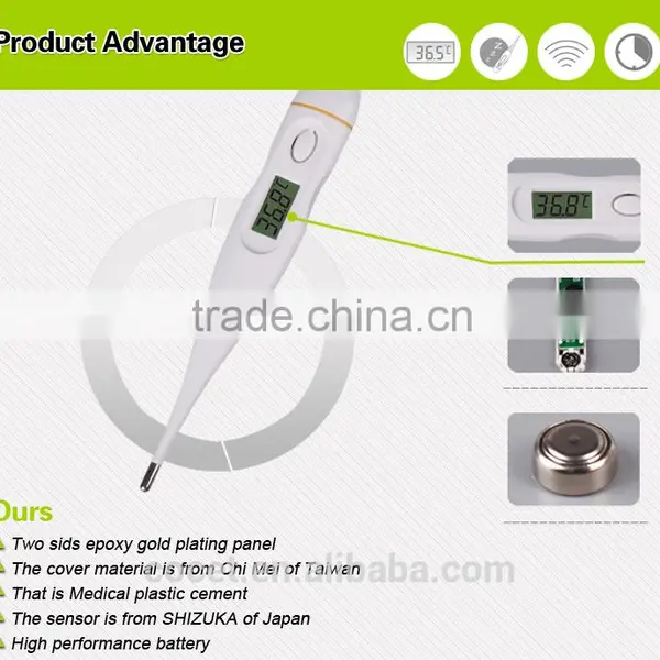 Wholesale Price Digital Thermometer With Alarm ,digital Travel Thermometer photo-6