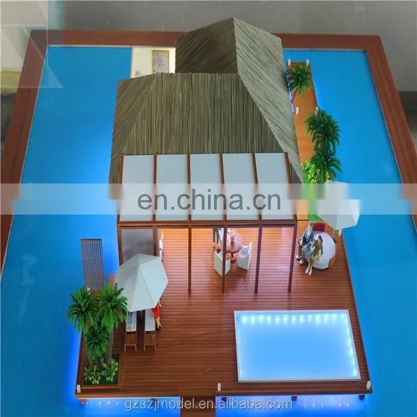 Architectural Design of House 3d Visualization Miniature Zone Plan Hotel Building Model photo-4