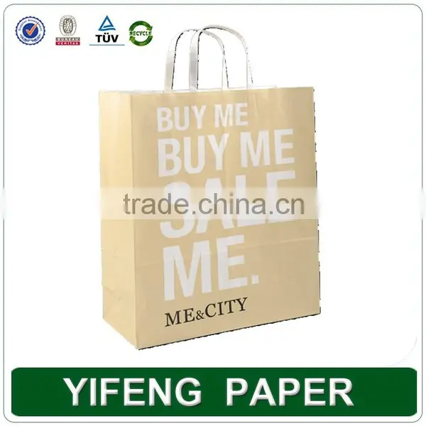High Quality Recyclable Custom Printed Kraft Paper Bag photo-2