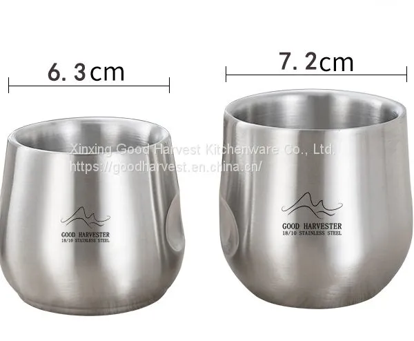 120-200ml Double Wall Stainless Steel Coffee Cup | Creative Mug | Lightweight Coffee Mug | Tea Cup | Coffee Lover | Tea Lover | Stainless Steel Tableware photo-4