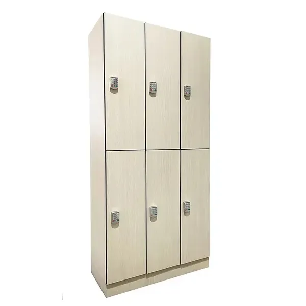 Durable Waterproof HPL School Locker Changing Room With Bench photo-2