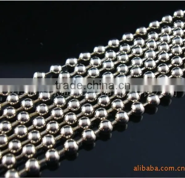 Yiwu 3mm High Quality Stainless Steel Unplated Ball Chain photo-2
