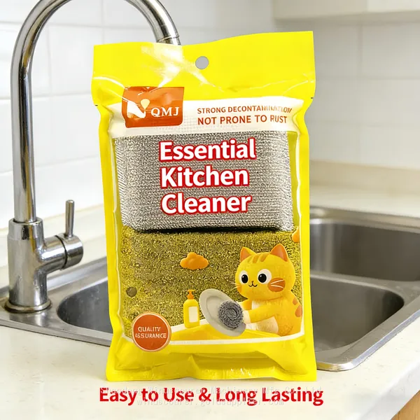 Stainless Steel Scourer Pad Set for Kitchen Clean Scrub Ball photo-3