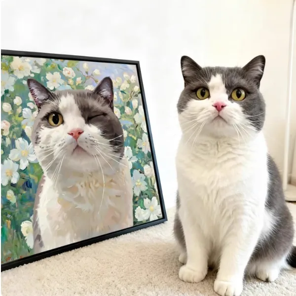 Personalized Pet Decoration Painting - UV-Resistant Acrylic Finish photo-4
