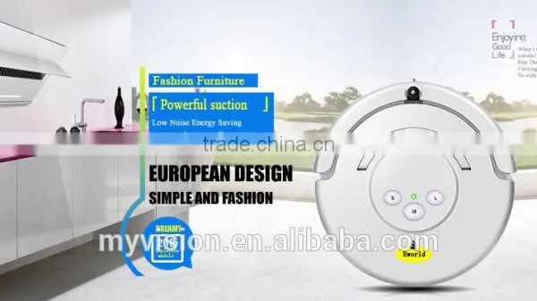 Plastic Material Automatic Intelligent Sweeping Robot Vacuum Cleaner for Home and Office photo-2