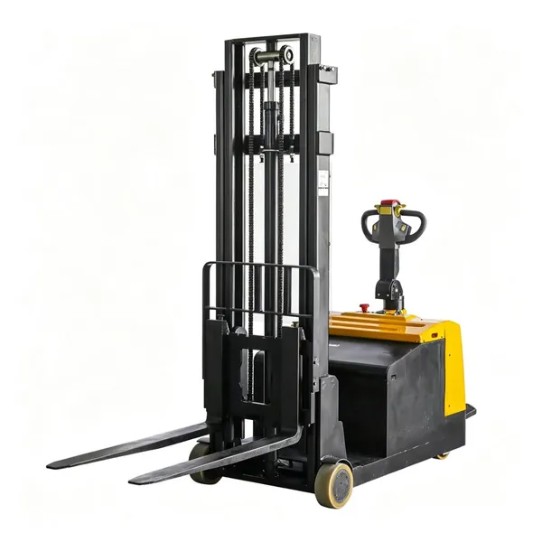 2 Ton Electric Reach Truck for Warehouse Use Full Electric Stacker Forklift for Restaurant Industries for Sale photo-2