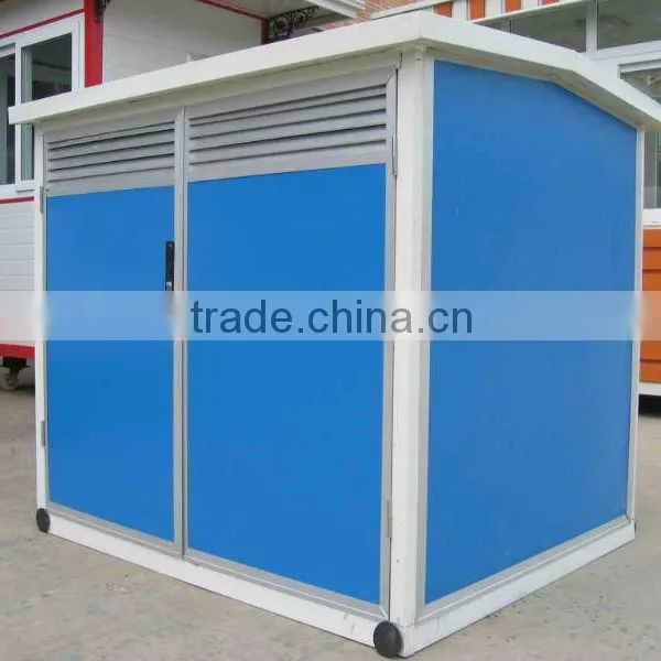 High Quality Factory Price Movable Portable Outdoor House Stainless Steel Guard Security Prefab Sentry Box photo-3