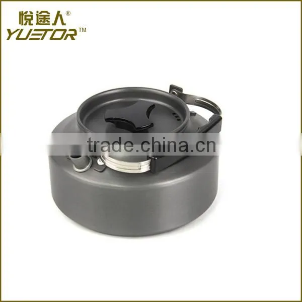 1.1L Outdoor Camping Hiking Kettle Coffee Pot Portable Teapot photo-3