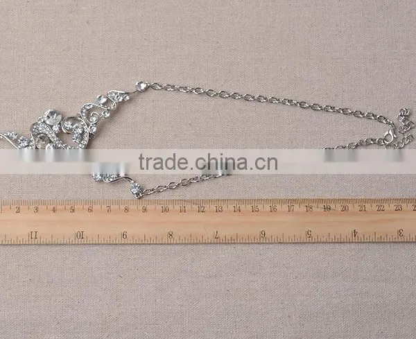 New Wedding Bride Rhinestone Crystal Necklace Set Wholesale photo-2