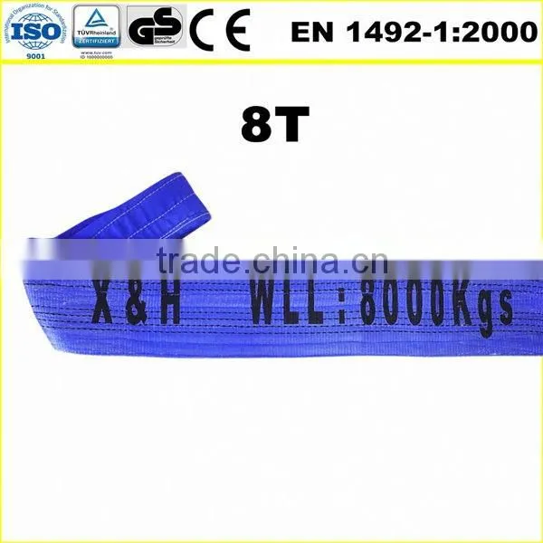 8T Eye to Eye Flat Polyester Web Sling photo-3