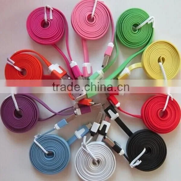 Factory Supply Noodles V8 Micro Usb Cable for Samsung HTC LG SONG photo-4