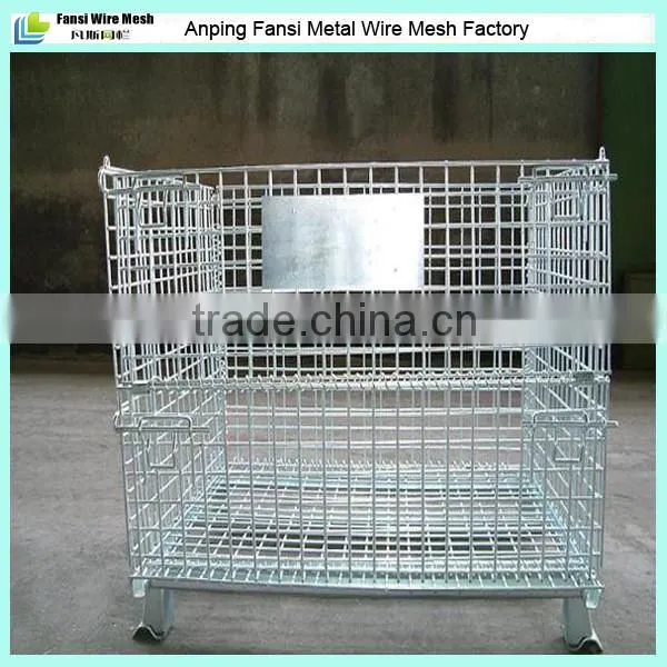 Folding Welded Steel Galvanized Pallet Cage(Anping Manufacture) photo-2