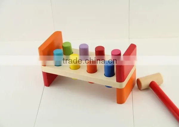 Wooden Toy Tools Bench Fork Kids
