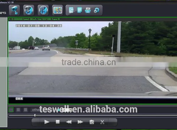 4ch Dual SD Card Mdvr 3G,GPS,WIFI Gps Tracking System photo-4