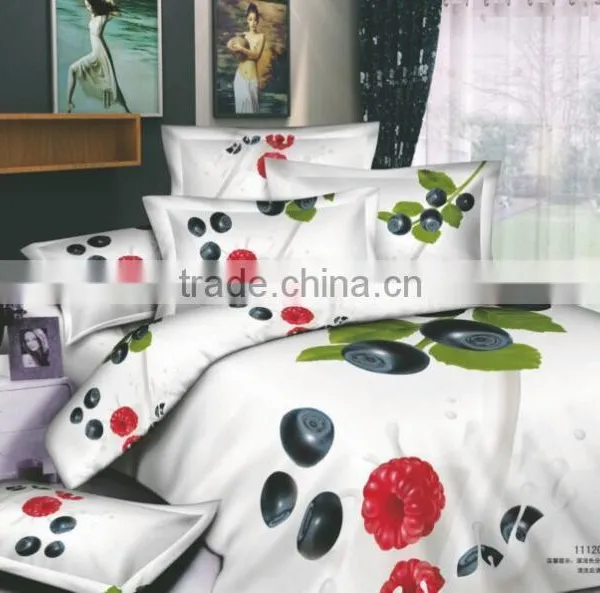 Trade Assurance 3D Designs Polycotton Good Quality Beautiful Bed Sheet photo-3