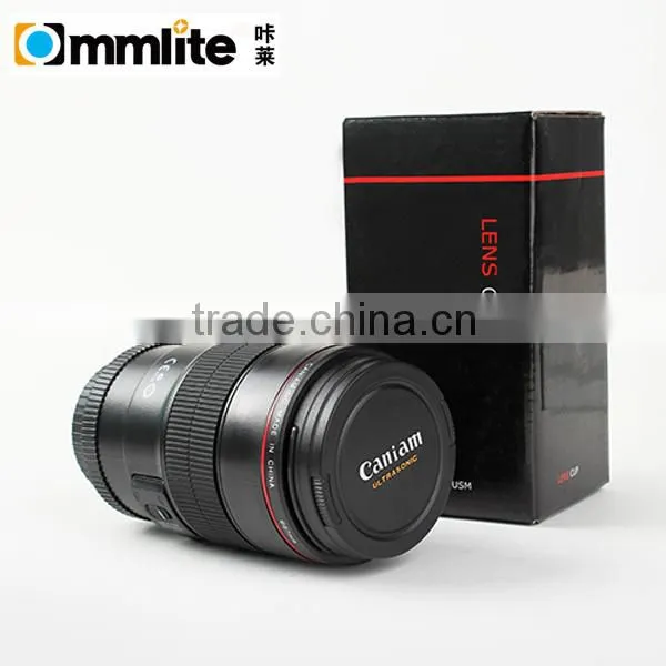 Black Micro Camera Stainless Steel Mug Lens Cup for Canon 10MM photo-6