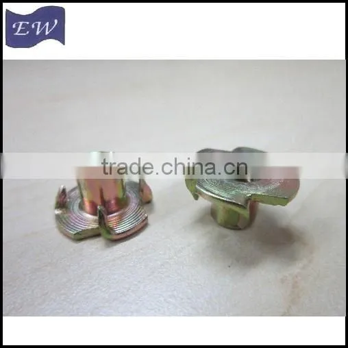 4 Prong Furniture Insert t Nuts ,wood Insert Nut m8 (DIN1624) photo-4