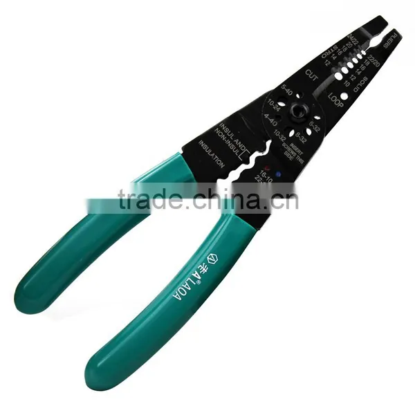LAOA 8 Inch Professional Multi-Function Multi-purpose Wire Stripper,cutter,crimper,0.25-0.8mm photo-4