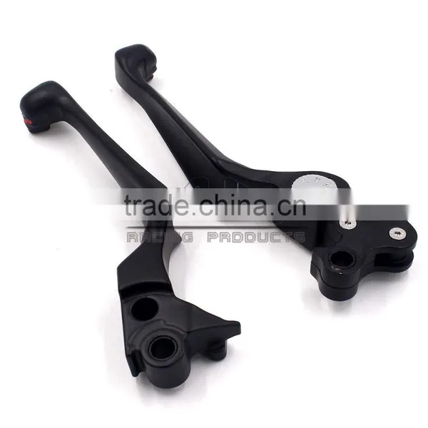 BJ-LS241-022 Costom Black Skull End Billet Aluminum Motorcycle Clutch Brake Lever For Harley photo-6