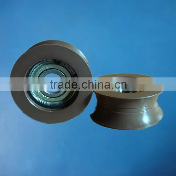 China Supplier ODM&OEM Plastic Injection Moulding Nylon Pulley Wheel Nylon1010 Pulley Wheel photo-3