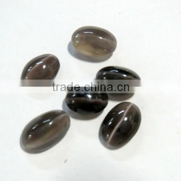 Natural Sillimanite Cats Eye Gemstone Cabochons photo-2