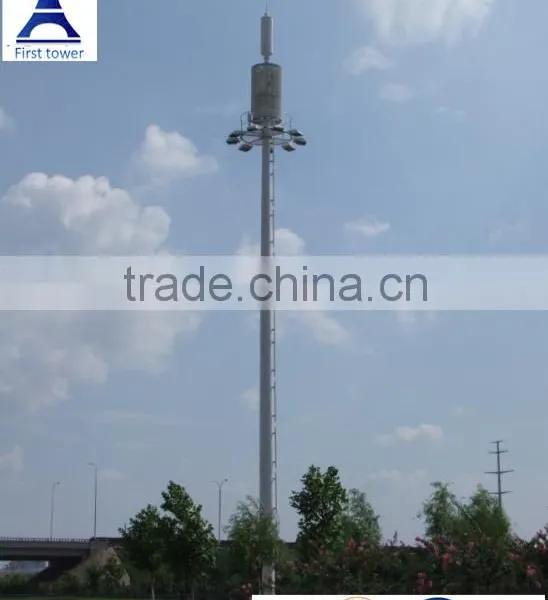 High Quality Self Supporting Telecom Pole Factory photo-5